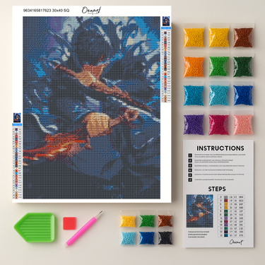 Dragon Ball Z: Goku Yellow Saiyan - Anime Diamond Painting