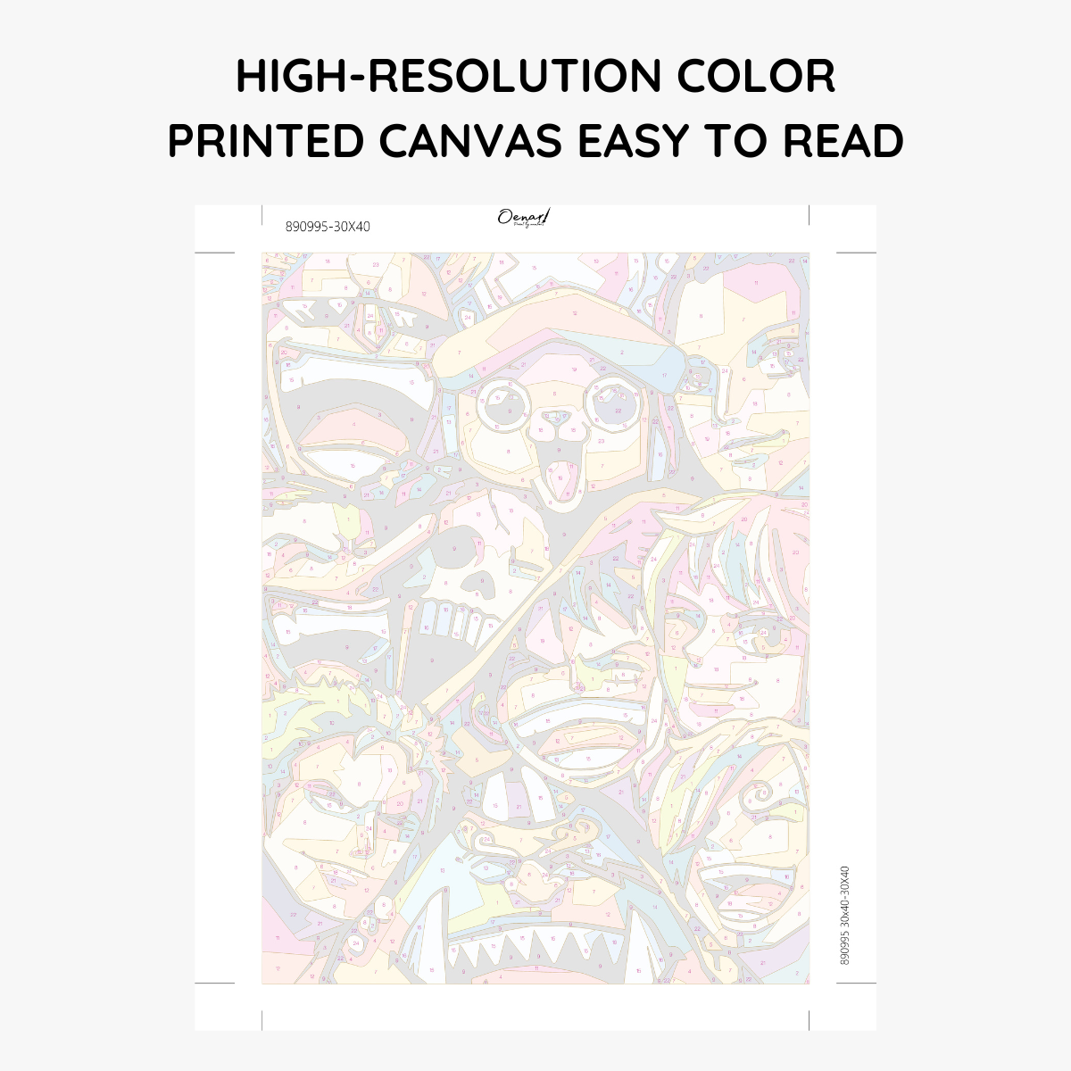 One Piece: Straw Hat Crew - Anime Paint By Numbers Kit