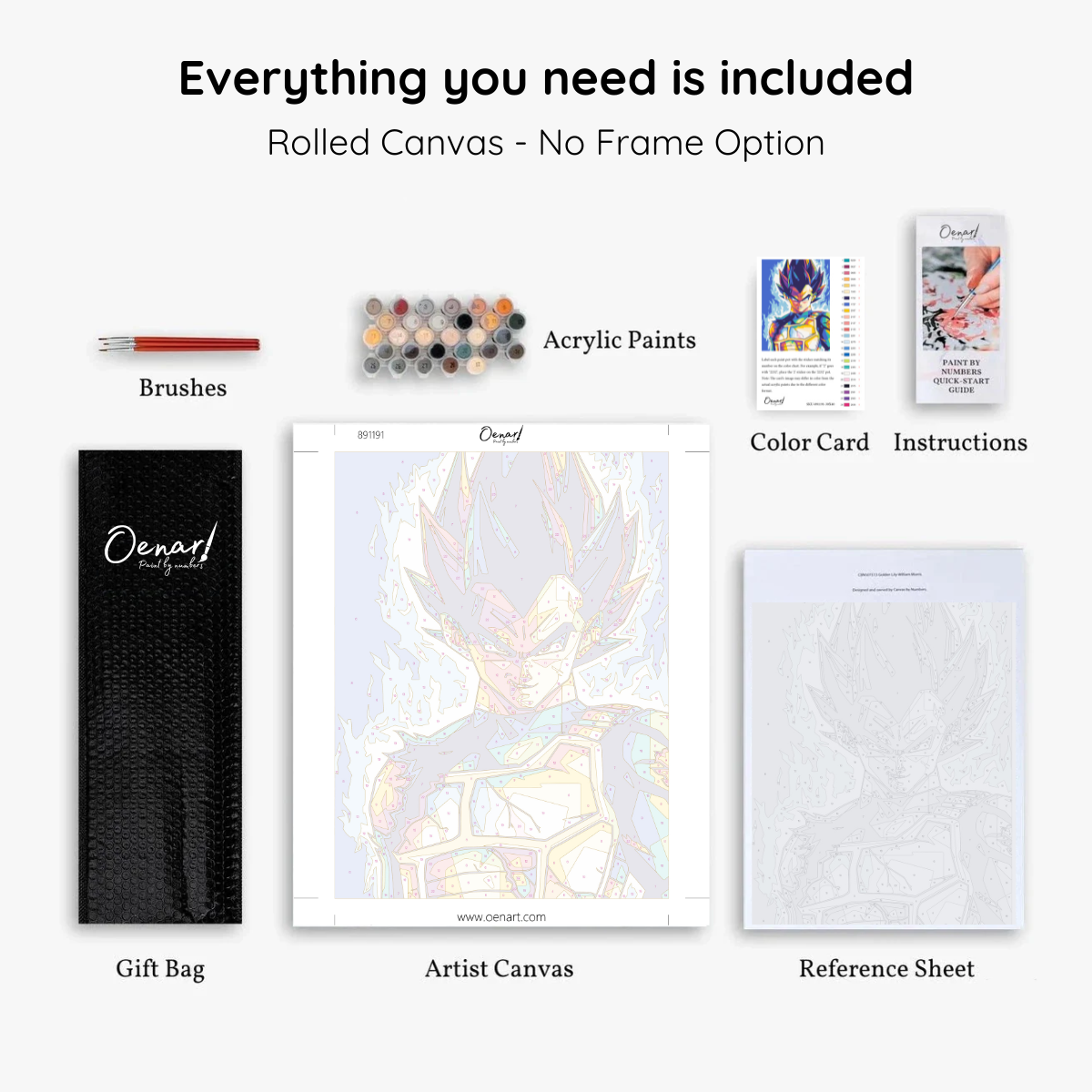 Jujutsu Kaisen: Yuta Okkotsu Pop Art - Anime Paint By Numbers Kit