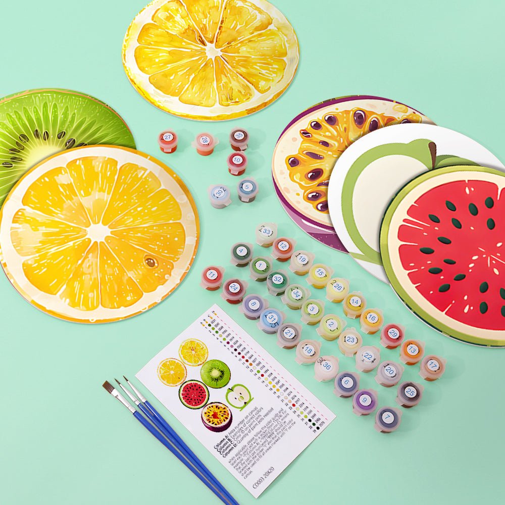 Fresh Fruit Placemat Paint Kit - Oenart™