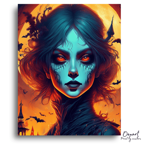 Halloween Scary Custom - Paint By Numbers Kit - Oenart™