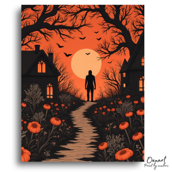 Halloween Walking - Paint By Numbers Kit - Oenart™