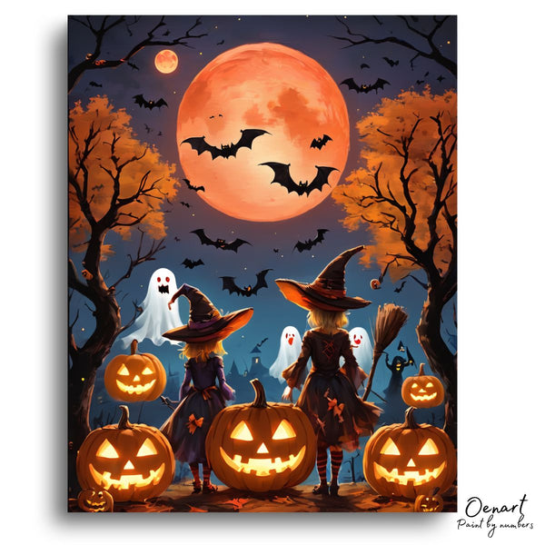 Halloween Witches - Paint By Numbers Kit - Oenart™