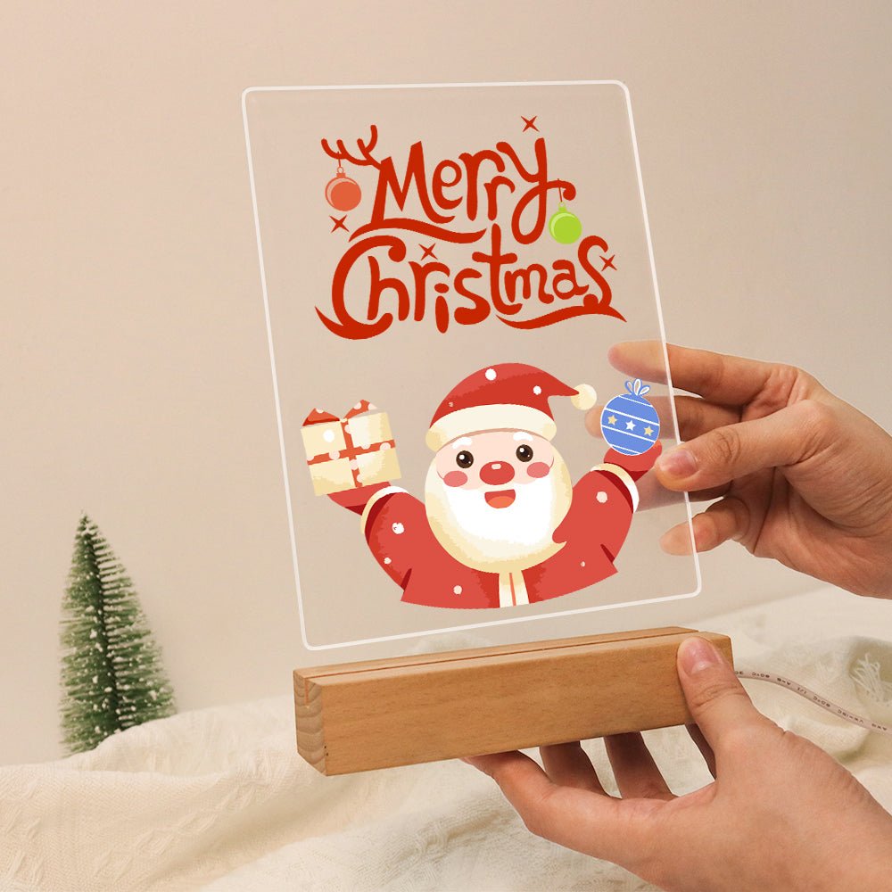 LED Merry Christmas Paint by Numbers Kit - Oenart™