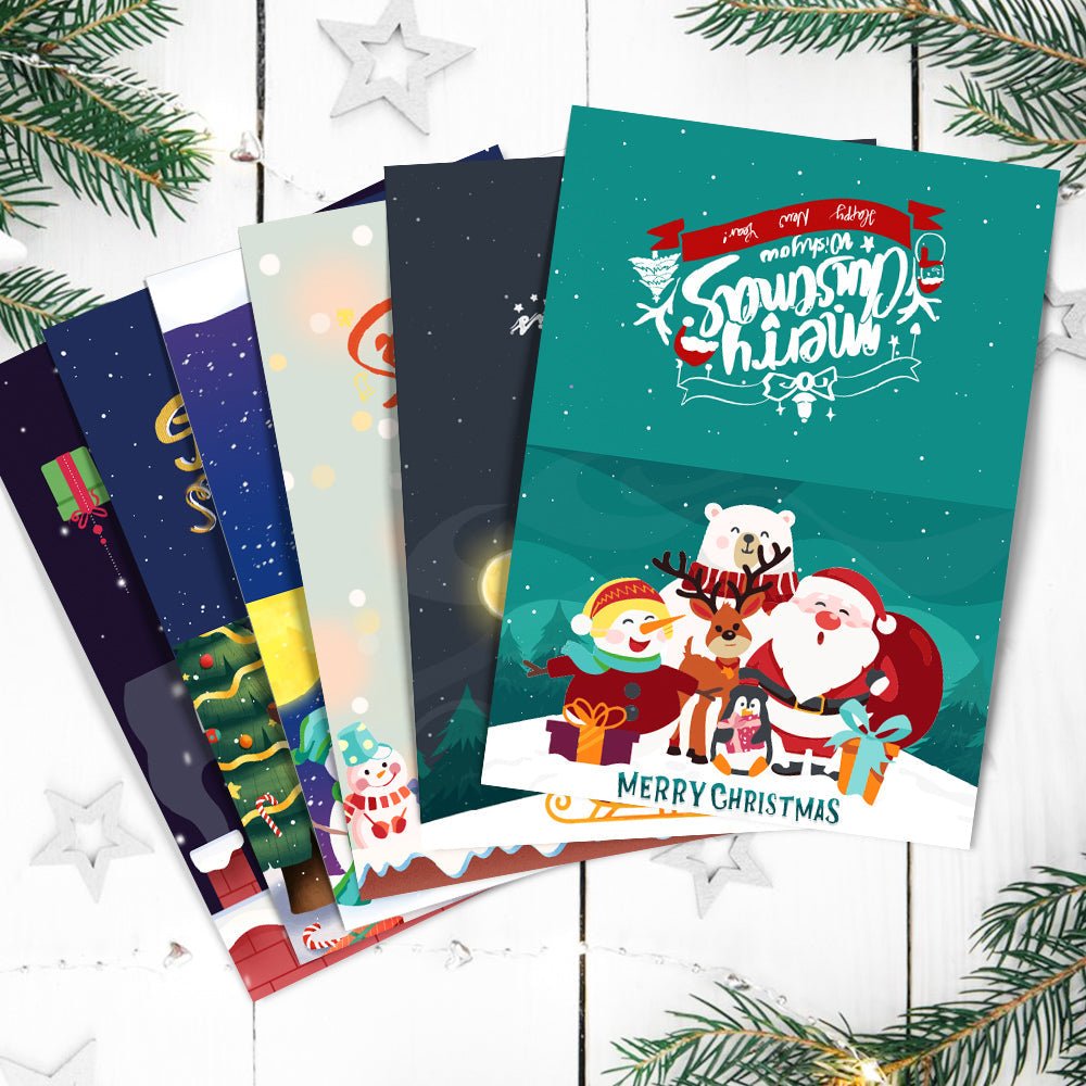 Merry & Bright Card Set | Oenart™ - Oenart™