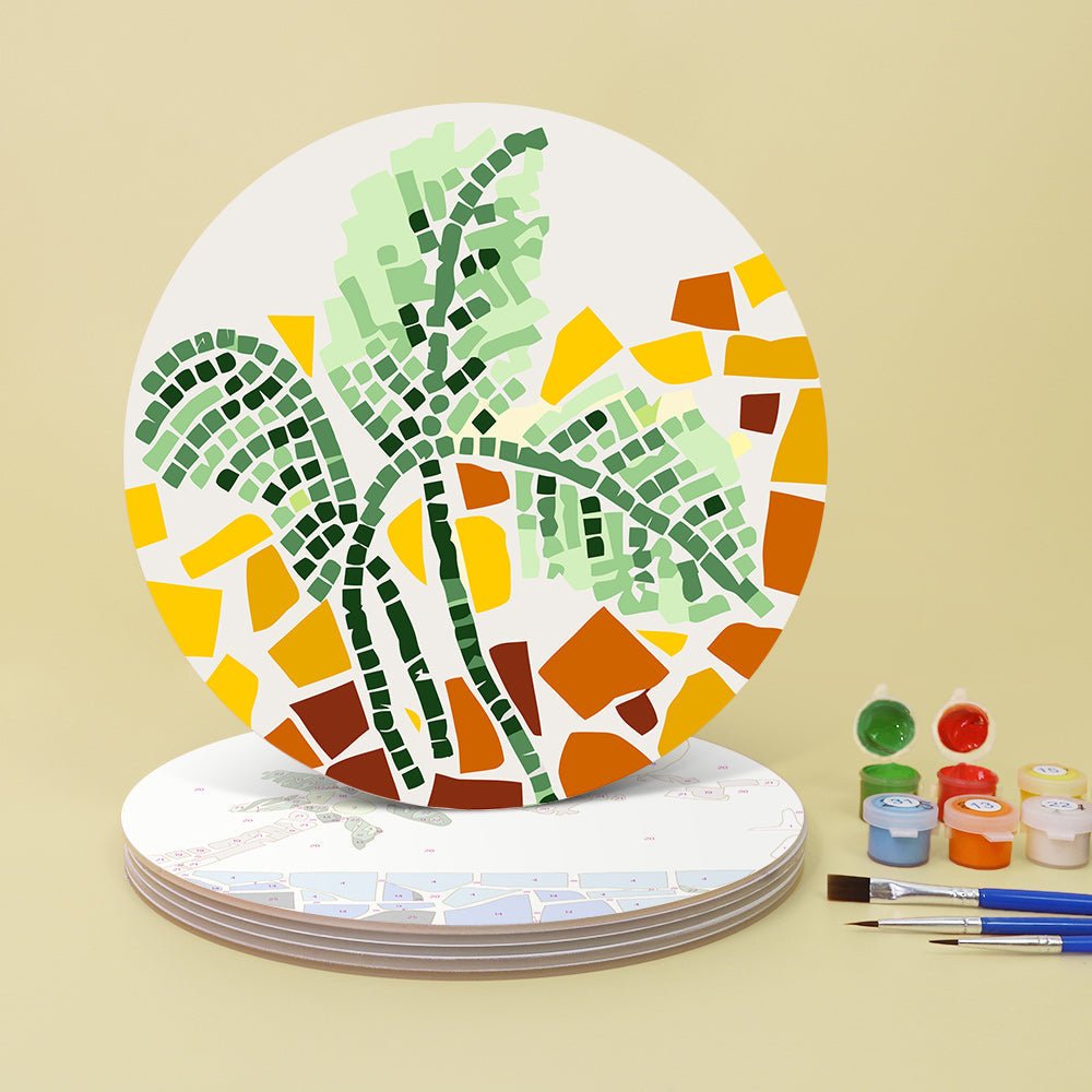 Nature - Inspired Mosaic Placemat Paint Kit - Oenart™