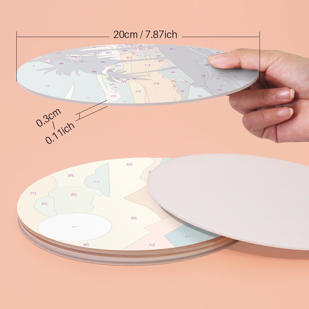 Serene Landscape Placemat Paint Kit - Oenart™