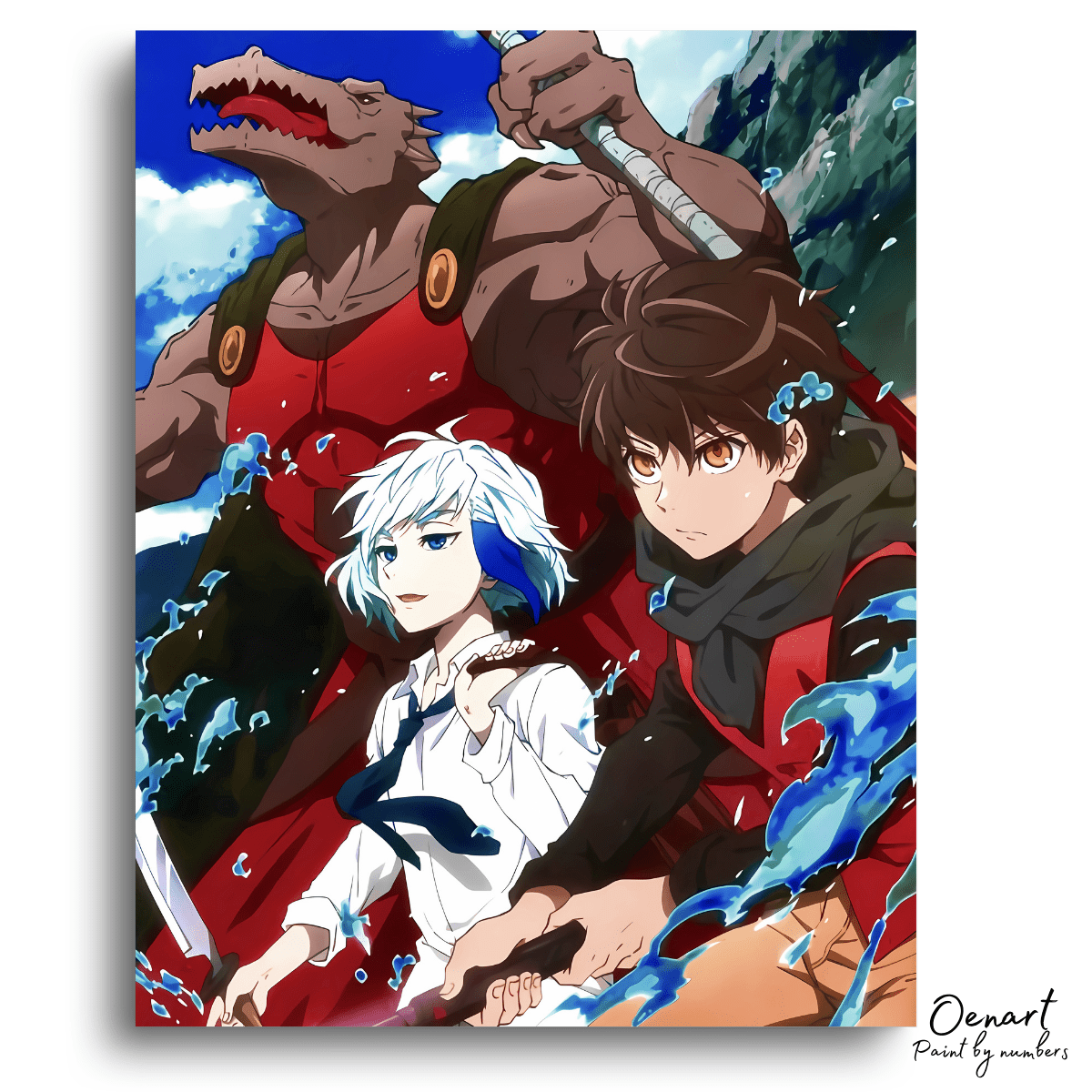 Tower of God: Bam, Rak and Khun - Anime Paint By Numbers Kit - Oenart™