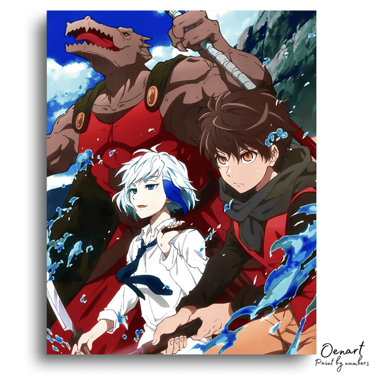 Tower of God: Bam, Rak and Khun - Anime Paint By Numbers Kit - Oenart™