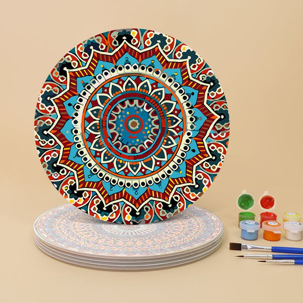 Vibrant Mandala Placemat Paint Kit - Oenart™