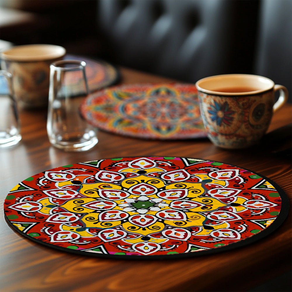 Vibrant Mandala Placemat Paint Kit - Oenart™