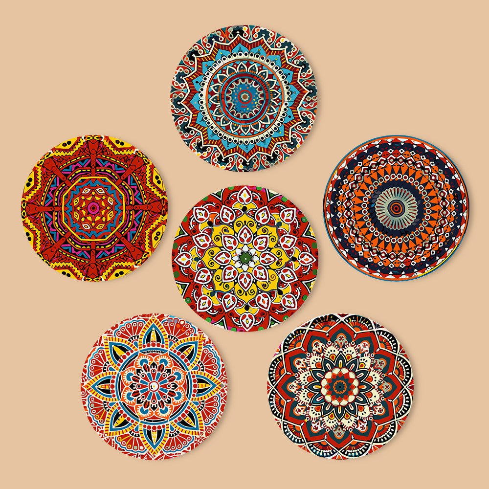 Vibrant Mandala Placemat Paint Kit - Oenart™