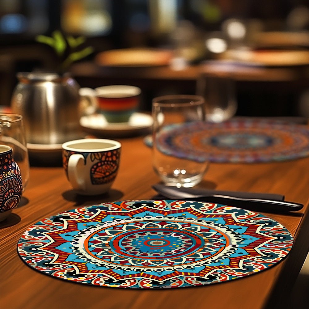 Vibrant Mandala Placemat Paint Kit - Oenart™