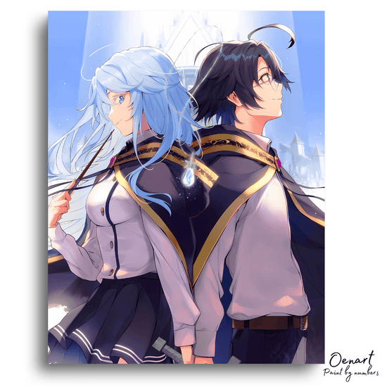 Wistoria Wand and Sword: Will and Elfaria - Anime Paint By Numbers Kit - Oenart™