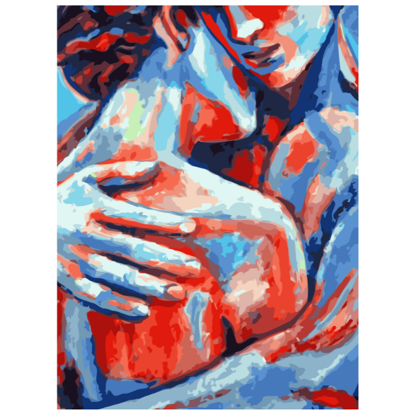 Passionate Hug - Paint By Numbers Kit