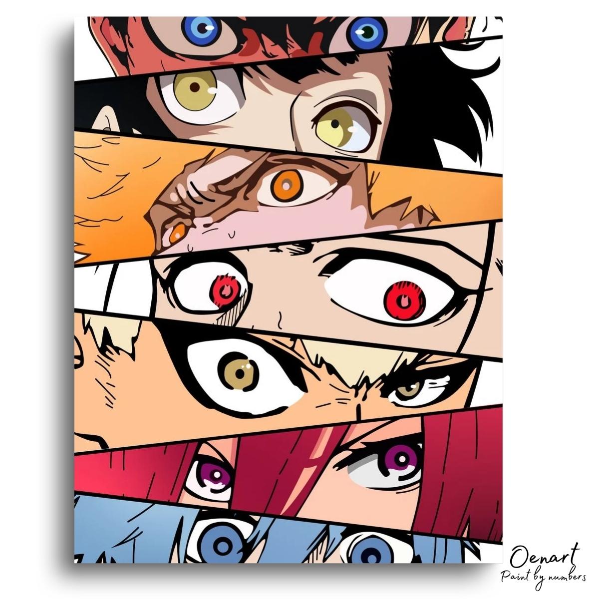 Blue Lock: Eyes - Anime Paint By Numbers Kit