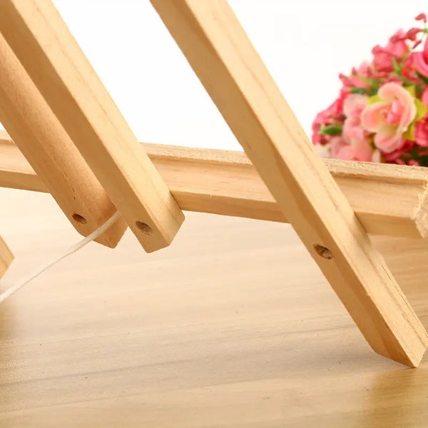 Wooden Easel Stand Tabletop