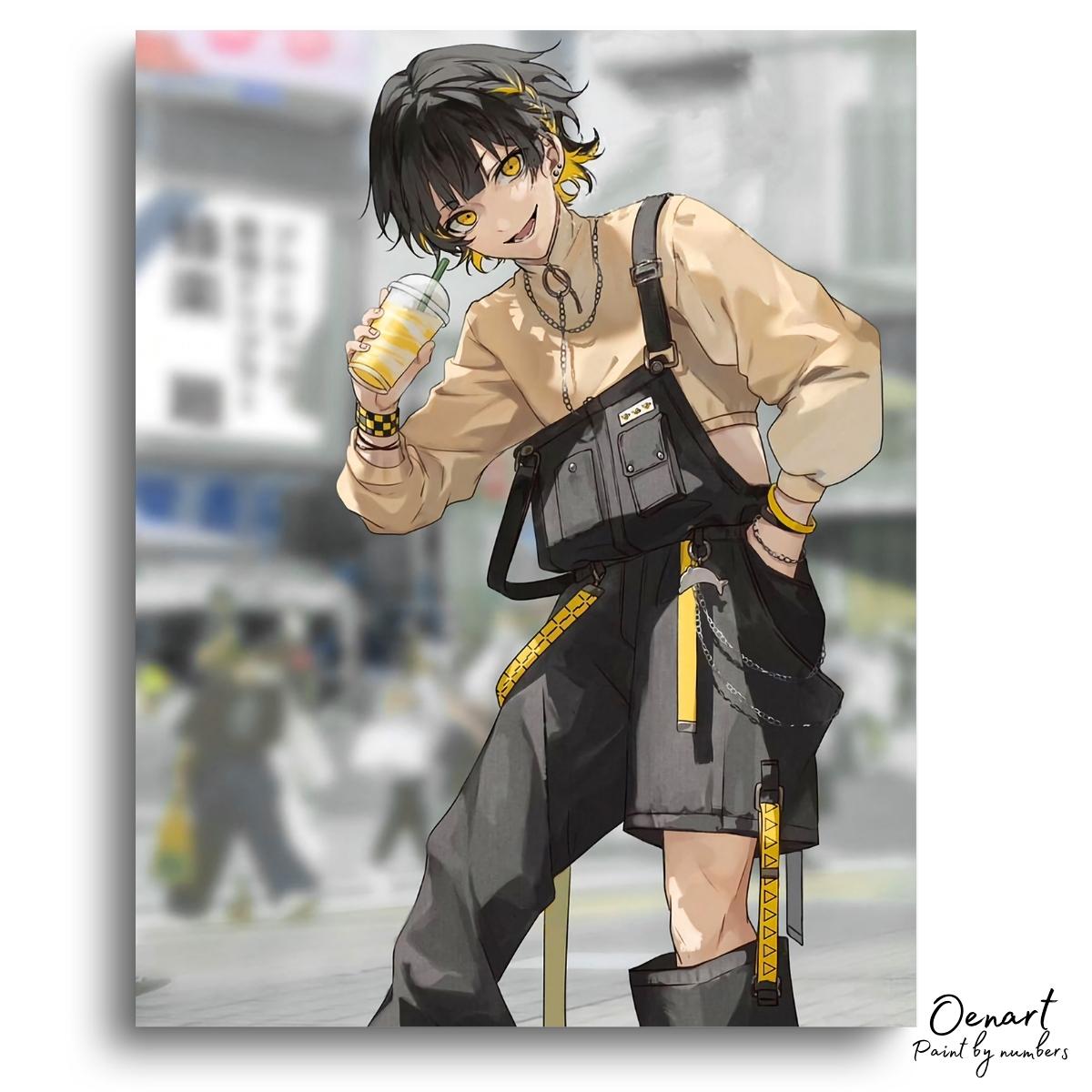 Blue Lock: Cold Drink - Anime Paint By Numbers Kit