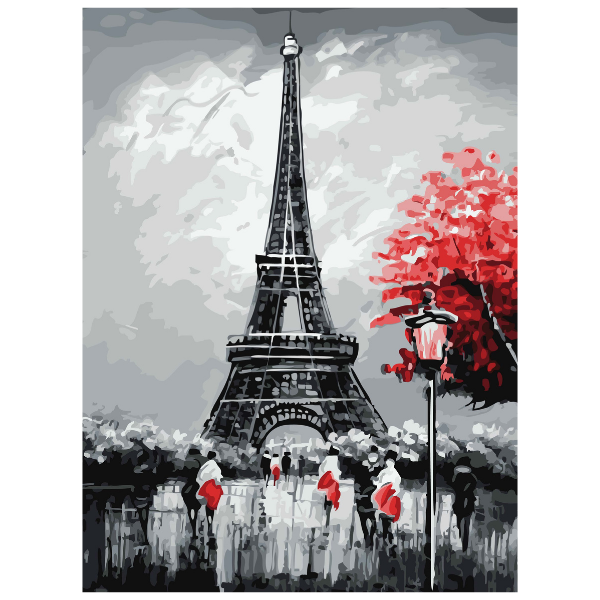 Paris - Paint By Numbers Kit