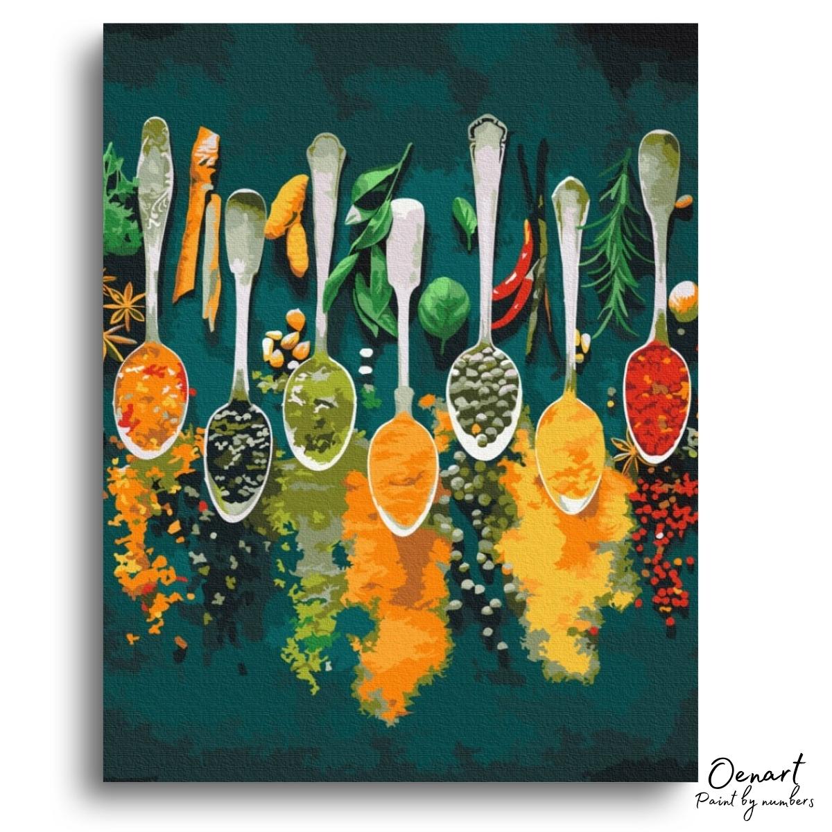 Spices - Paint By Numbers Kit