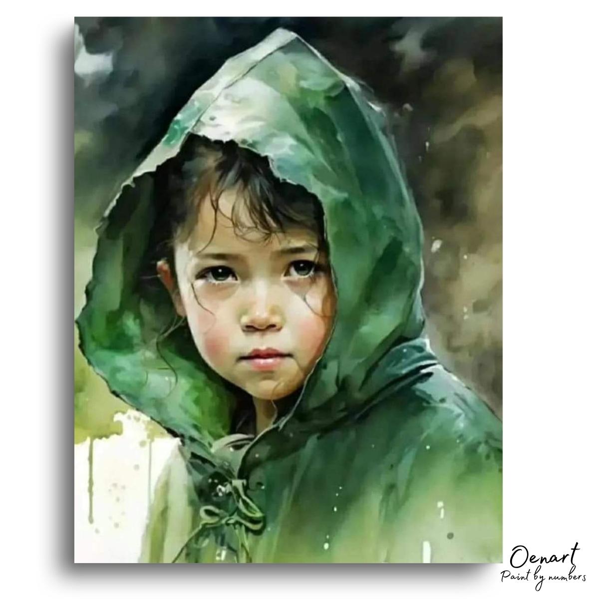 hoodie Portrait - Paint By Numbers Kit