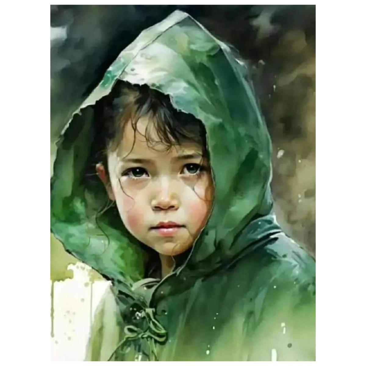 hoodie Portrait - Paint By Numbers Kit