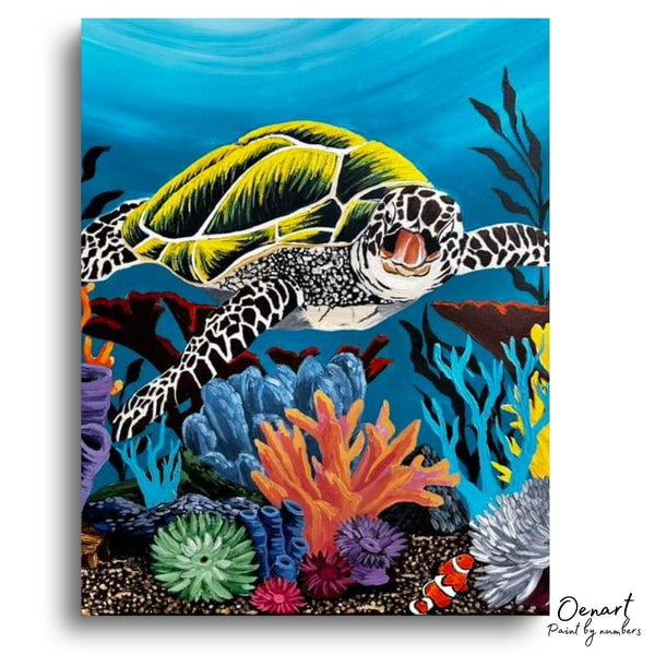 Sea turtle: Childrens Art Set