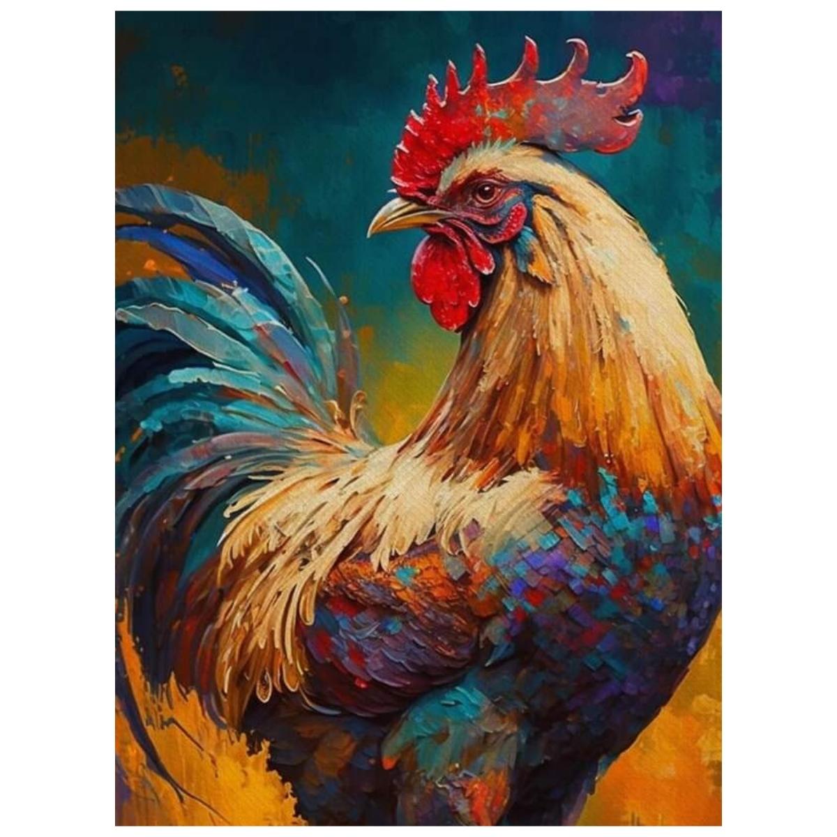 Rooster - Paint By Numbers Kit