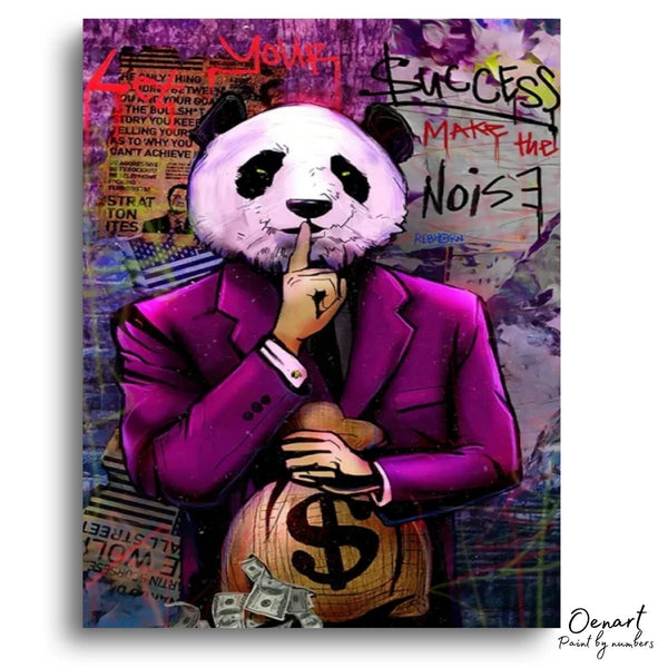 Panda The Banker - Paint By Numbers Kit