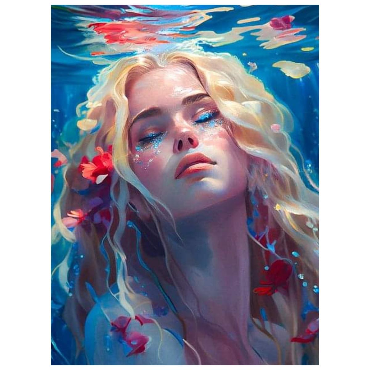 Under Water Portrait - Paint By Numbers Kit