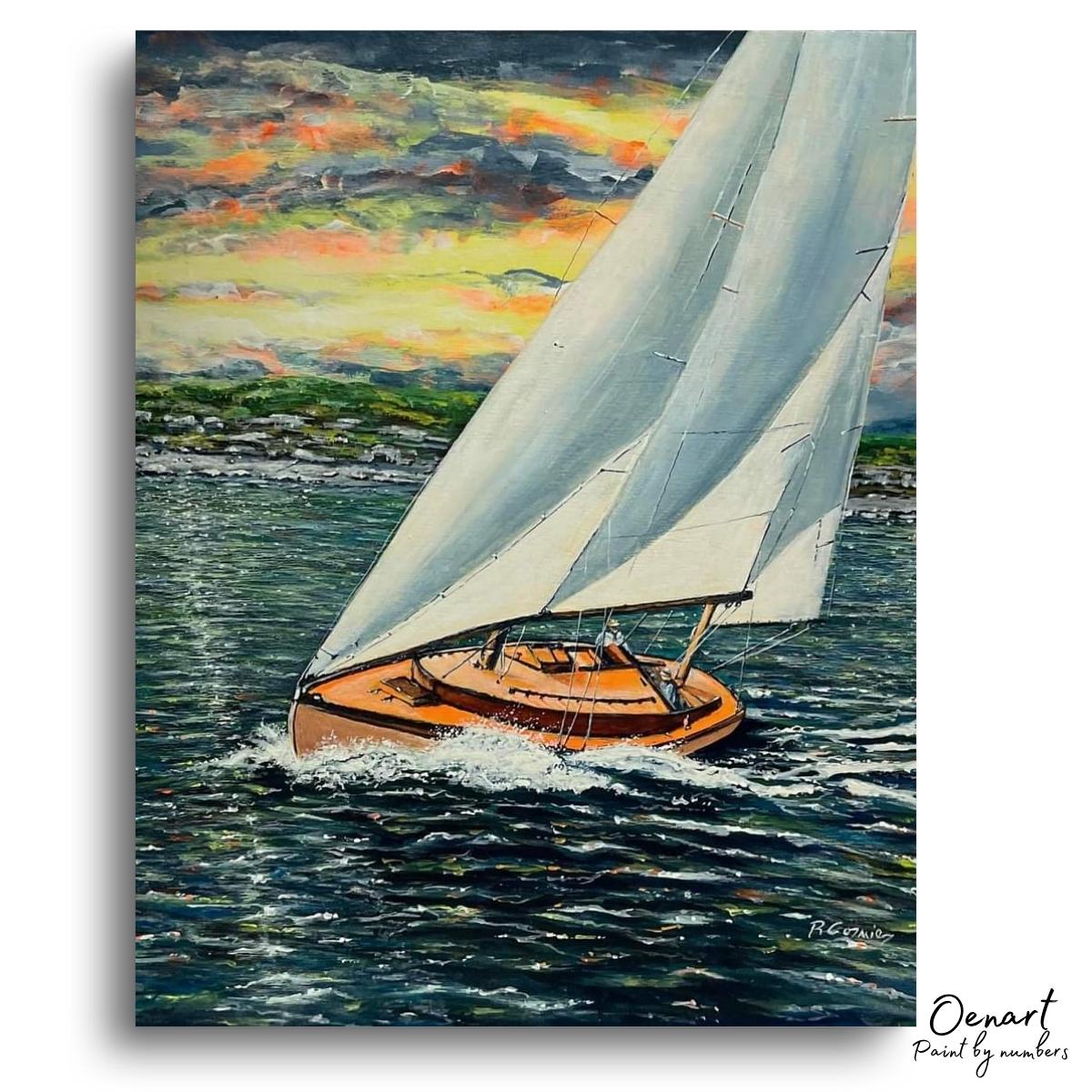 Sailboat - Paint By Numbers Kit