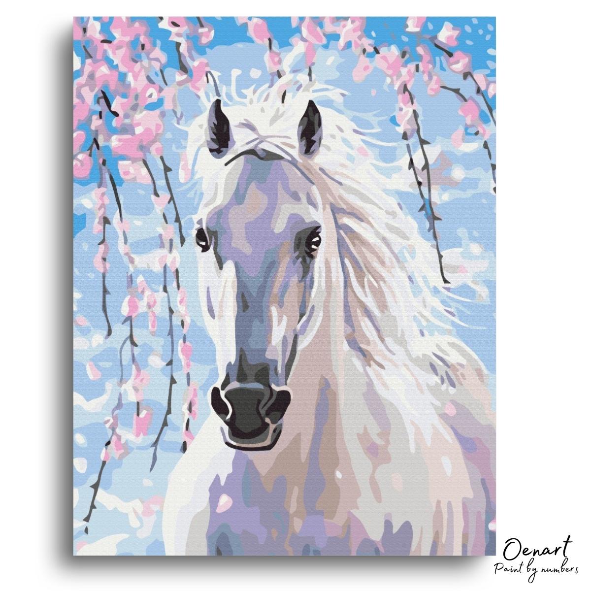 White Horse - Paint By Numbers Kit