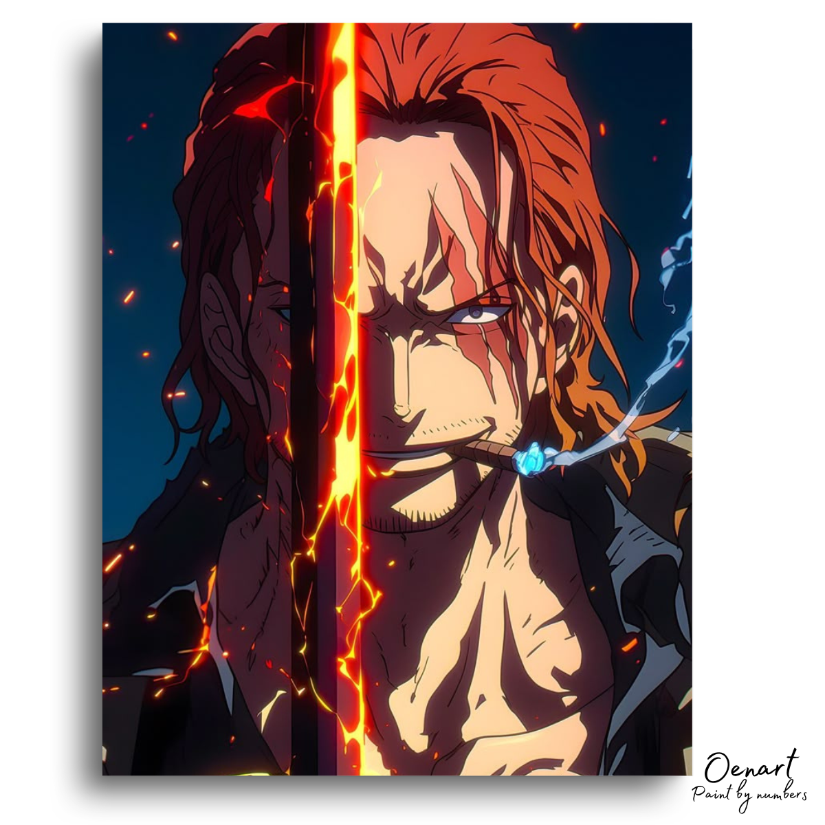 Fiery Crimson Blade Stance - Diamond Craft Kit