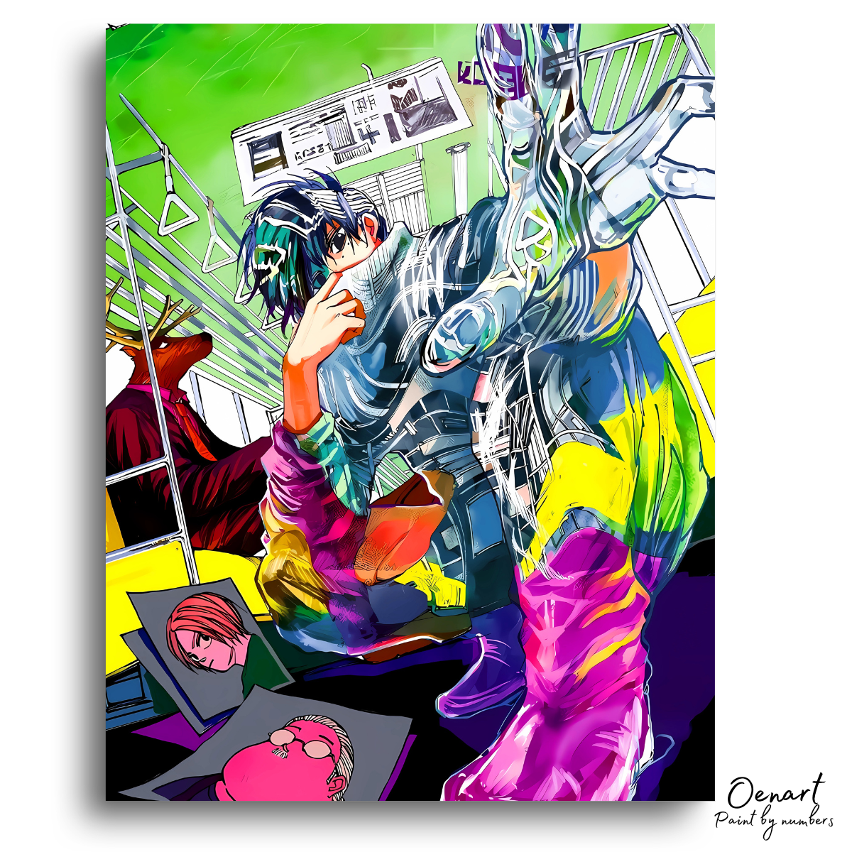 Sakamoto Days: Natsuki Seba - Anime Paint By Numbers Kit-Oenart™