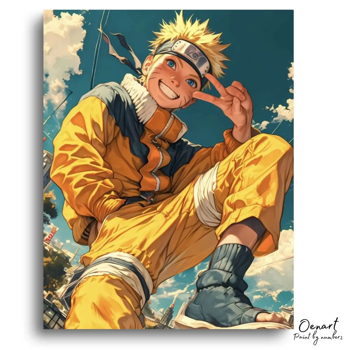 Golden Hero Peace - Diamond Craft Kit