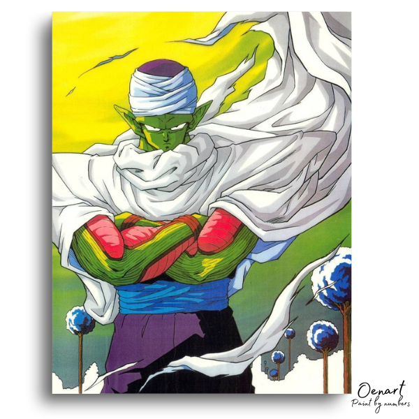 Dragon Ball Z: Piccolo Namekian - Anime Paint By Numbers Kit-Oenart™
