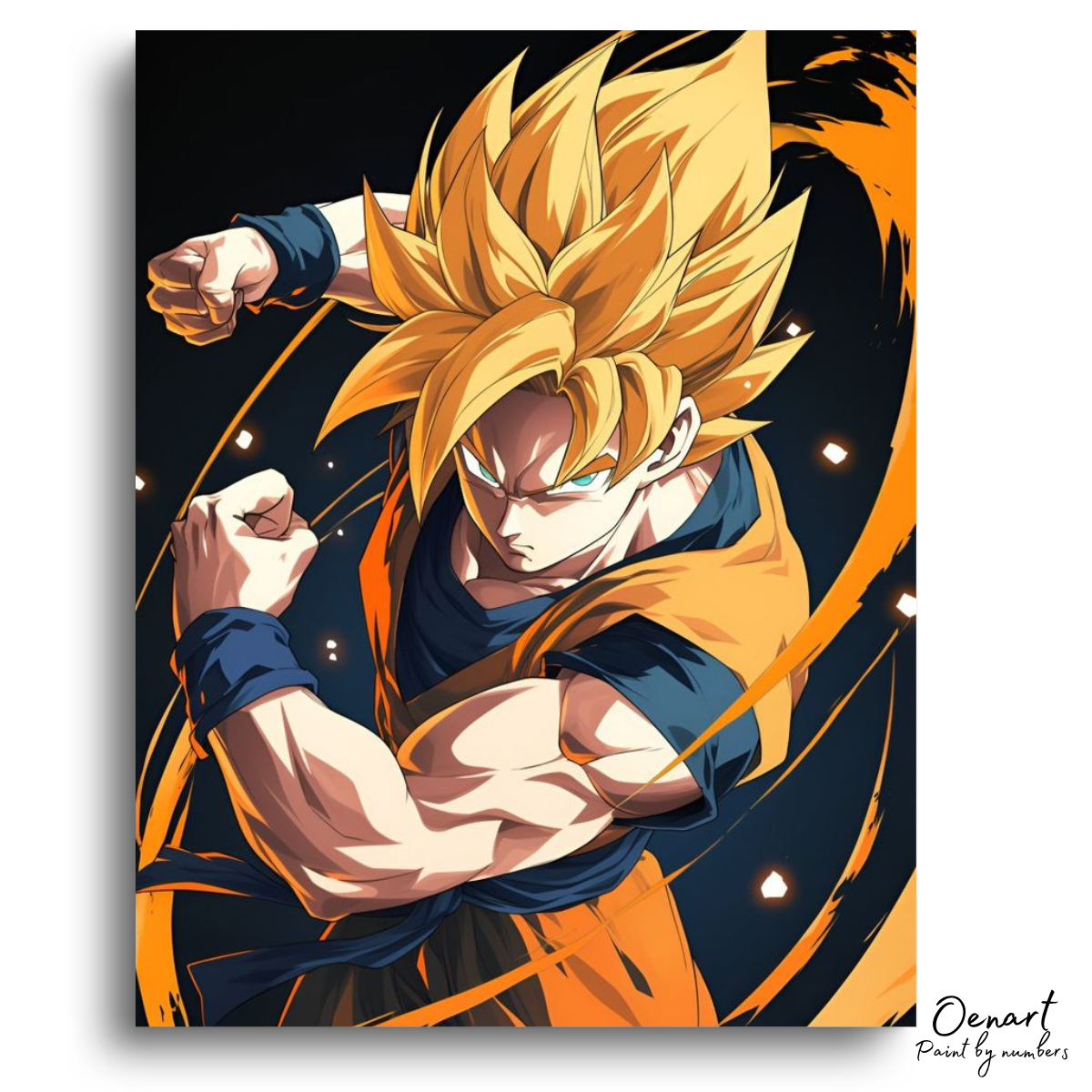 Dynamic Fiery Warrior Power - Diamond Craft Kit
