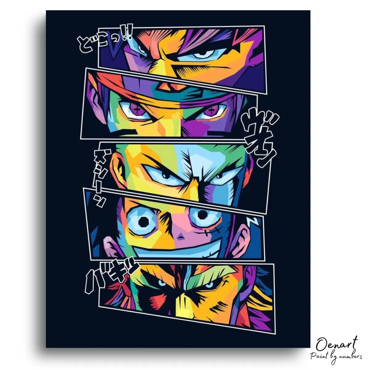 One Piece: Hero Eyes - Anime Paint By Numbers Kit-Oenart™