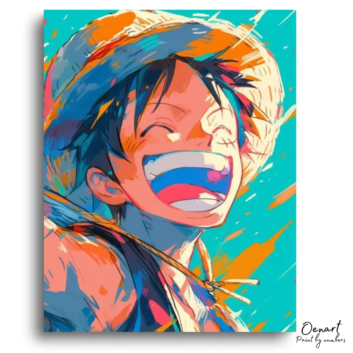 One Piece: Happy Time - Anime Paint By Numbers Kit-Oenart™