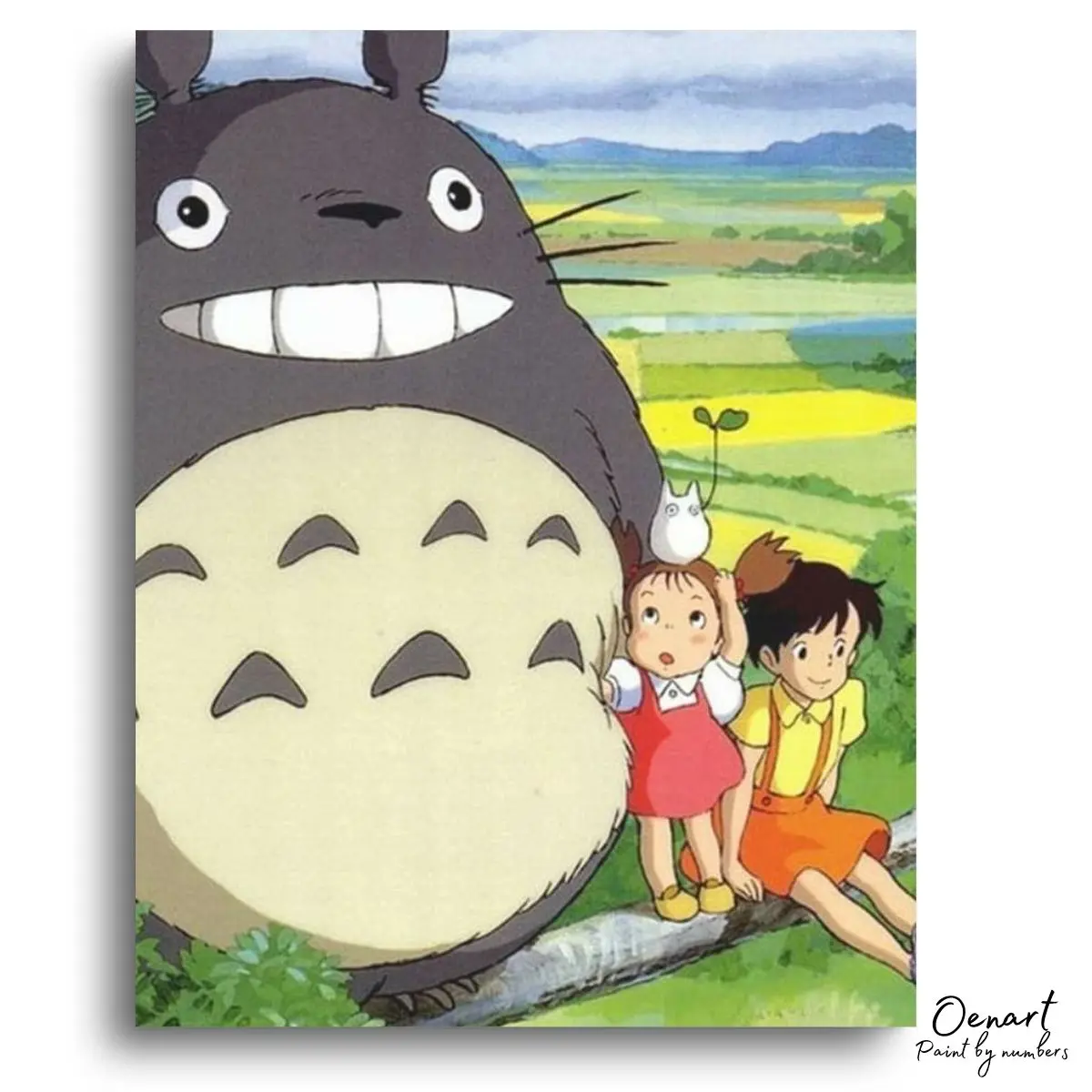 My Neighbor Totoro: Friends - Anime Paint By Numbers Kit-Oenart™
