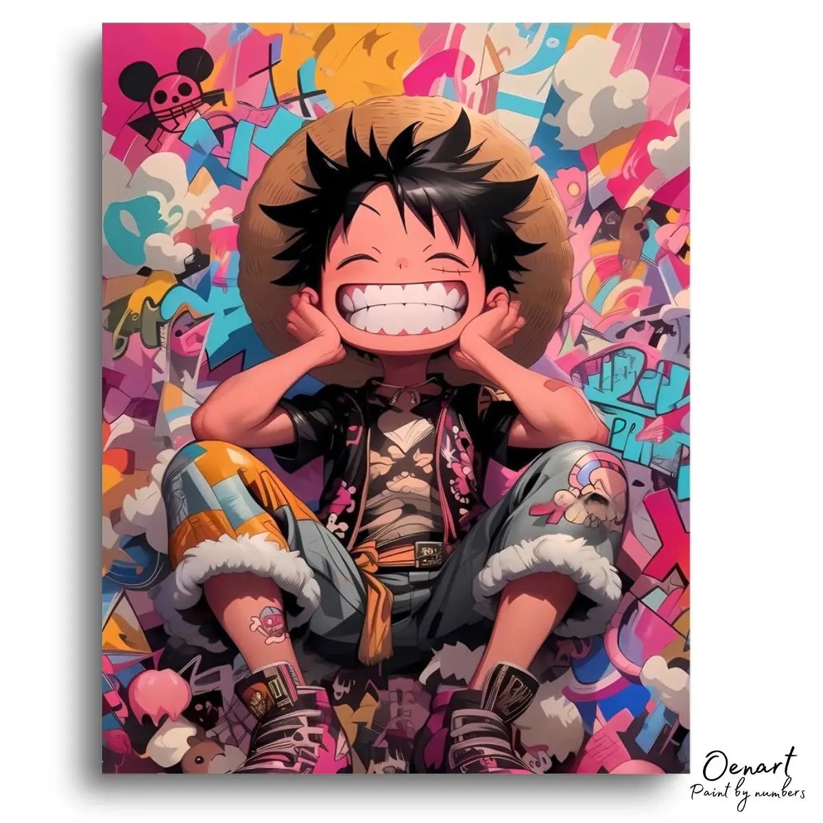 Playful Graffiti Joyful Expression - Diamond Craft Kit