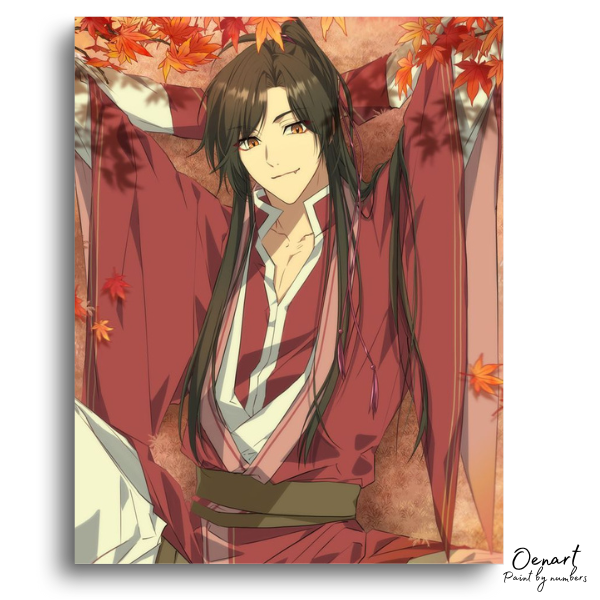 Heaven Officials Blessing: Hua cheng Autumn - Anime Paint By Numbers Kit-Oenart™