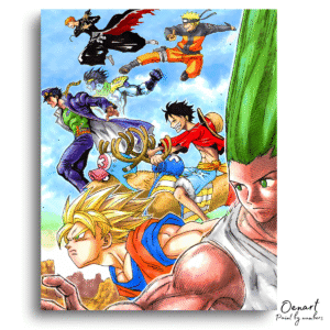 Anime Crossover - Anime Diamond Painting