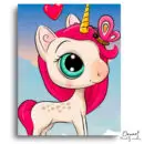 Whimsical Unicorn Pastel Delight - Paint By Numbers Kit