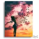 Majestic Sunset Freedom Escape - Paint By Numbers Kit