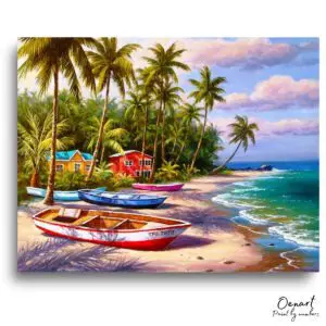 Coastal Retreat Escape - Paint By Numbers Kit