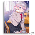 Blonde Student Sunlight Classroom - Paint By Numbers Kit