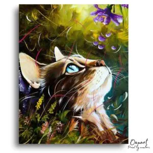 Majestic Cat Wild Serenity - Paint By Numbers Kit