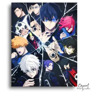 Blue Lock: Game Heroes - Anime Paint By Numbers Kit