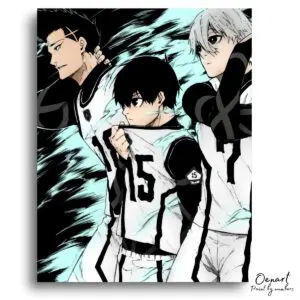 Blue Lock: team White - Anime Paint By Numbers Kit